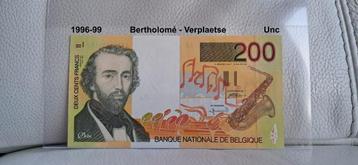 200 francs Adolphe Sax Unc, Envoi, Billets en vrac
