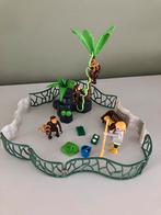 Playmobil apenverblijf 3 apen + 2 baby’s verzorger + gerief, Kinderen en Baby's, Ophalen of Verzenden