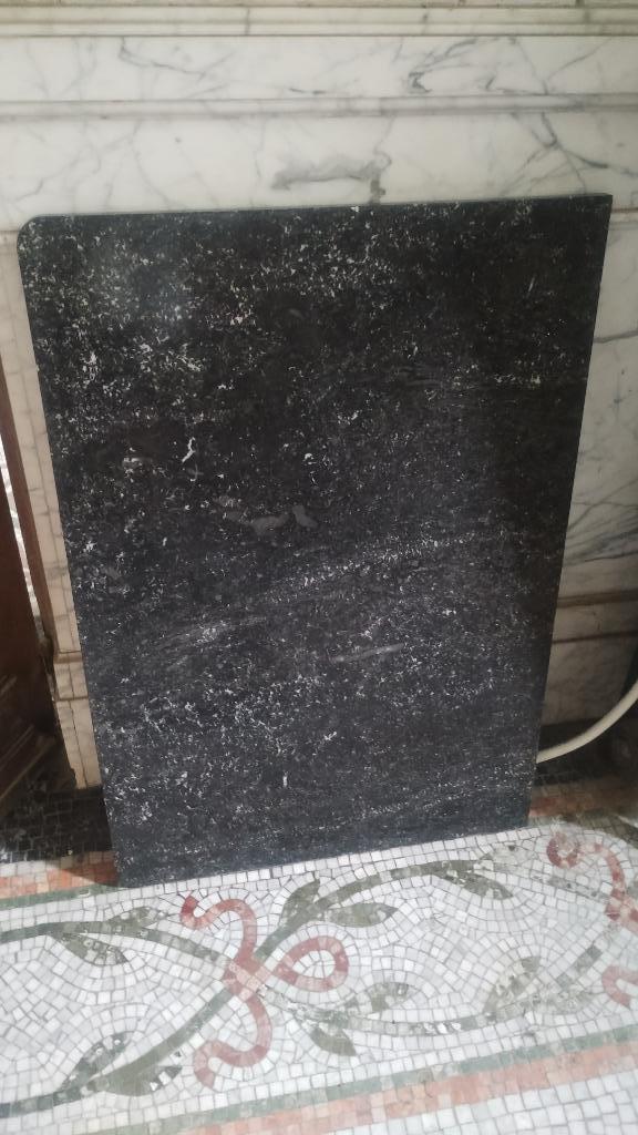 Marmeren plaat, wegens overlijden, Doe-het-zelf en Bouw, Platen en Panelen, Gebruikt, Overige materialen, Minder dan 20 mm, Ophalen