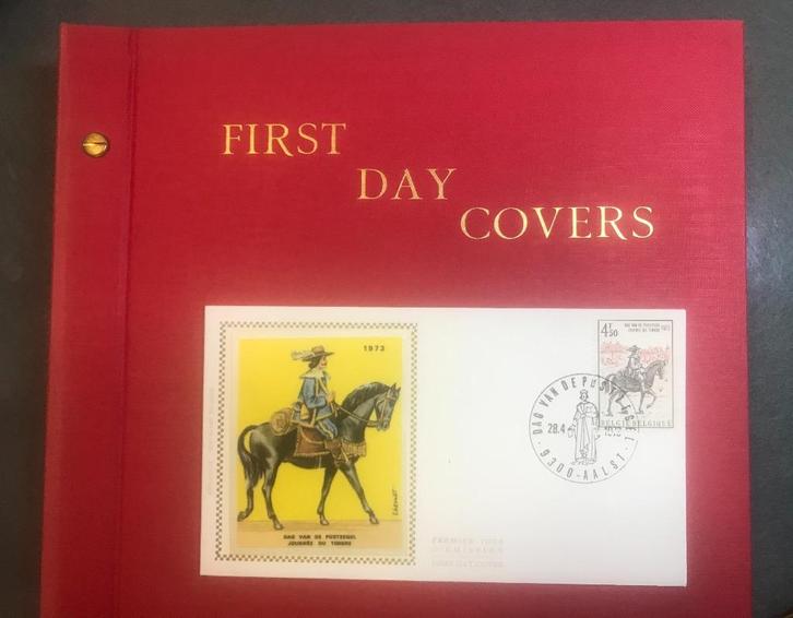first day cover 1973 'dag van de postzegel', Postzegels en Munten, Postzegels | Thematische zegels, Gestempeld, Overige thema's