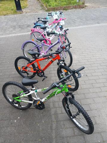KINDERFIETSJES 20 INCH 6j-9j NIEUWSTAAT KRASVRIJ VANAF €85, Fietsen en Brommers, Ophalen, Zo goed als nieuw