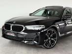 BMW 5 Serie 518 dA Touring-1ERPRO-COCKPIT-T.O-CARPLAY-CUIR-C, Auto's, BMW, 4 cilinders, Zwart, Leder, Bedrijf