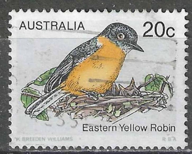 Australie 1979 - Yvert 678 - Oiseaux près de leur nid (ST), Timbres & Monnaies, Timbres | Océanie, Envoi
