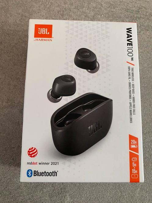 JBL - Wave100 Wireless oortjes. Nieuw, TV, Hi-fi & Vidéo, Casques audio, Neuf, Supra-aural, Autres marques, Sans fil, Bluetooth