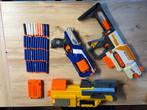 3 nerfgeweren + pijltjes, Ophalen of Verzenden, Zo goed als nieuw