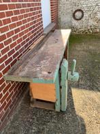 Werkbank van massief hout, Ophalen, Gebruikt