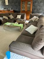 Hoeksalon 7 zitplaatsen, Huis en Inrichting, Ophalen, Gebruikt, Stof, 75 tot 100 cm