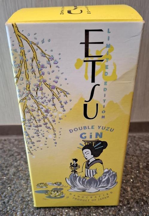 Double Yuzu Gin Etsu ( Japanse Gin ) (Nieuw), Verzamelen, Wijnen, Nieuw, Overige typen, Overige gebieden, Vol, Ophalen of Verzenden