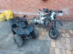 Straat pitbike+quad+ extra motor, Ophalen, Zo goed als nieuw