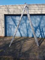 3 delige ladder  3 2m80, Doe-het-zelf en Bouw, Ladders en Trappen, Ladder, Gebruikt, Ophalen
