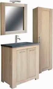 L'aqua Njord 75 Oak, massief eiken houten badkamer kolomkast, Huis en Inrichting, Badkamer | Badkamermeubels, Nieuw, (Half)hoge kast