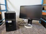Qmotion amd 3.3ghz 4gb ram 1tb harddisk, Philips 22 inch, HDD, 2 tot 3 Ghz, Met monitor, Ophalen of Verzenden