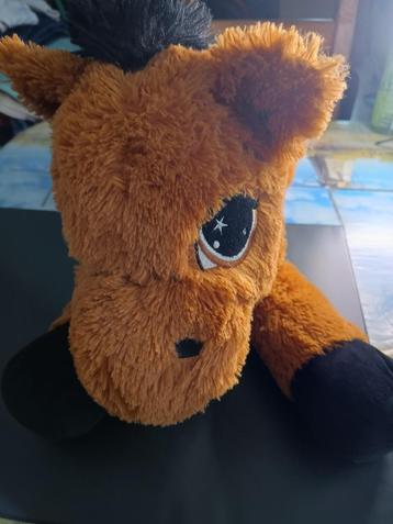 Groot bruin zacht knuffelpaardje  beschikbaar voor biedingen