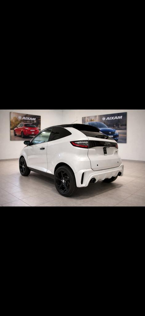 Aixam coupe sport bouwjaar 2025 met slechts 4000km, Auto's, Aixam, Bedrijf, Te koop, Diesel, Automaat, Wit, Leder, Voorwielaandrijving