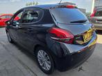 Peugeot 208 1.2 Pure Tech Style 2018 Airco, Navi + Garantie, Auto's, 1199 cc, Zwart, Bedrijf, 5 deurs