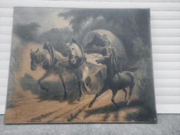 huile sur toile signe paul van der vin beschikbaar voor biedingen