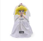 Super Mario grote knuffel Princess Peach trouwjurk (25cm), Ophalen of Verzenden, Nieuw, Overige typen