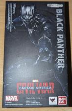 Bandai S.H.Figuarts Black Panther Captain America Civil War, Verzenden, Zo goed als nieuw