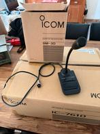 Zo goed als nieuwe Icom SM 30 tafelmike in doos, Telecommunicatie, Zenders en Ontvangers, Ophalen, Zo goed als nieuw, Zender en Ontvanger
