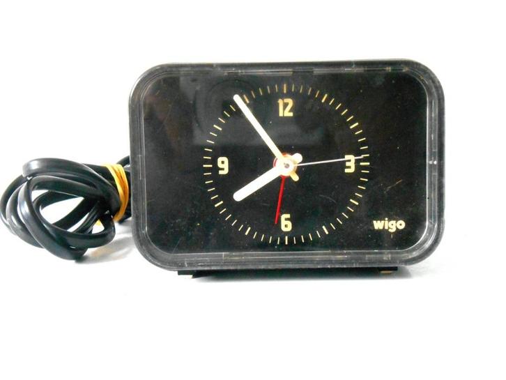 Vintage elektrische wekker   WIGO, Verzamelen, Retro, Huis en Inrichting, Verzenden
