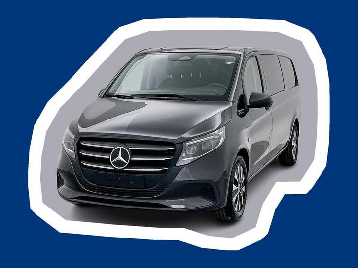 Mercedes-Benz Vito 124 CDI Mixto Select DC L3 Dubbele Cabine, Auto's, Bestelwagens en Lichte vracht, Bedrijf, ABS, Adaptive Cruise Control