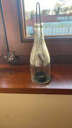 Kaars in te laten branden ijzer met glas, Ophalen, Zo goed als nieuw