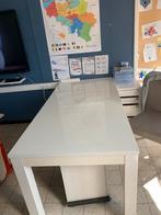 Dringend weg! Witte tafel 180x90cm, Huis en Inrichting, Tafels | Eettafels, Ophalen, Gebruikt, 50 tot 100 cm, 150 tot 200 cm