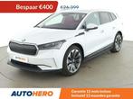 Skoda Enyaq iV 80 ecoSuite (bj 2021, automaat), Auto's, Automaat, Achterwielaandrijving, Gebruikt, Wit