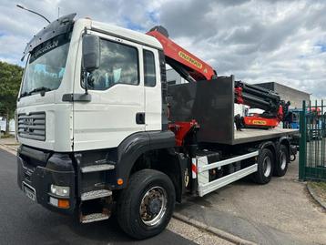 MAN TGA 33.360 6x6 + CRANE PALFINGER PK36002 E 6x + JIB + WI beschikbaar voor biedingen