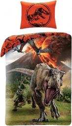 Jurassic World Dekbedovertrek 140 x 200 cm, Nieuw, Meisje, Dekbedovertrek, Ophalen of Verzenden