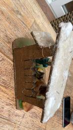 Oud kerststal in hout, Verzamelen, Ophalen, Zo goed als nieuw