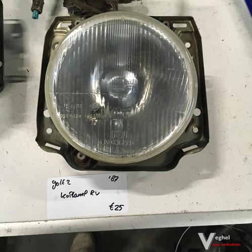 Vw Golf 2 1987 Koplamp Rechtsvoor of Linksvoor, Auto-onderdelen, Verlichting, Gebruikt, Ophalen of Verzenden