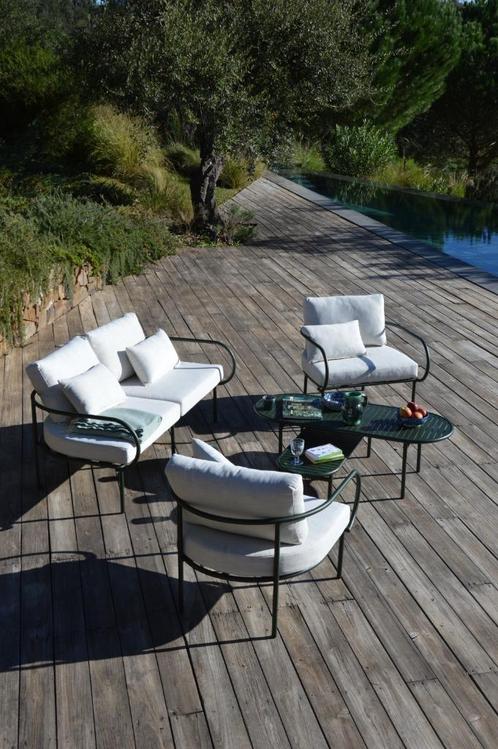 Lounge-tuinmeubilair, Tuin en Terras, Tuinsets en Loungesets, Nieuw, Tuinset, Aluminium, 5 zitplaatsen, Ophalen of Verzenden