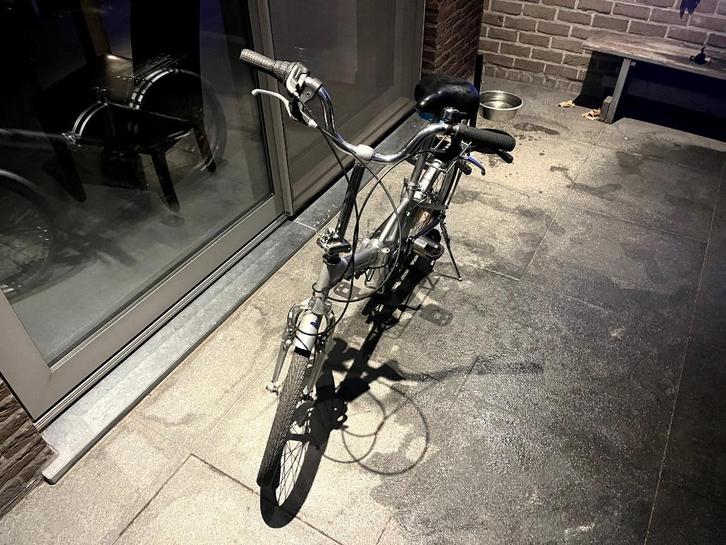 BTWIN Vouwfiets TILT 500 fluo geel, Fietsen en Brommers, Fietsen | Vouwfietsen, Gebruikt, Heren, Overige merken, 18 tot 20 inch