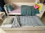 Éénpersoonsbed & onderbed + kast + 2 matrassen & lattenbodem, Huis en Inrichting, Slaapkamer | Bedden, Ophalen, Gebruikt, 90 cm