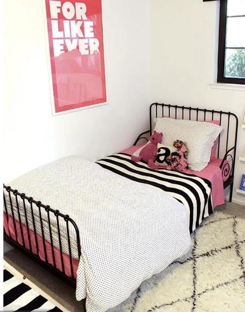 2 x IKEA extra bedden met lattenbodem, inclusief matras, Huis en Inrichting, Slaapkamer | Bedden, Zo goed als nieuw, Eenpersoons