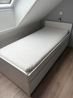 Eenpersoons bed, Kinderen en Baby's, Kinderkamer | Bedden, Ophalen, 85 tot 100 cm, Zo goed als nieuw, Lattenbodem