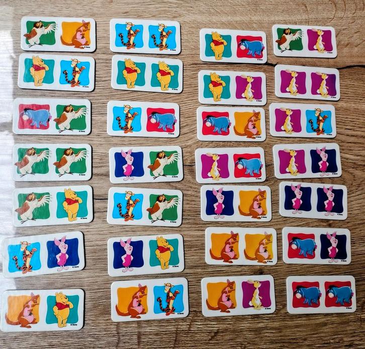 Spel: domino Winnie The Pooh vanaf 4 jaar, Kinderen en Baby's, Speelgoed | Overig, Gebruikt, Ophalen of Verzenden