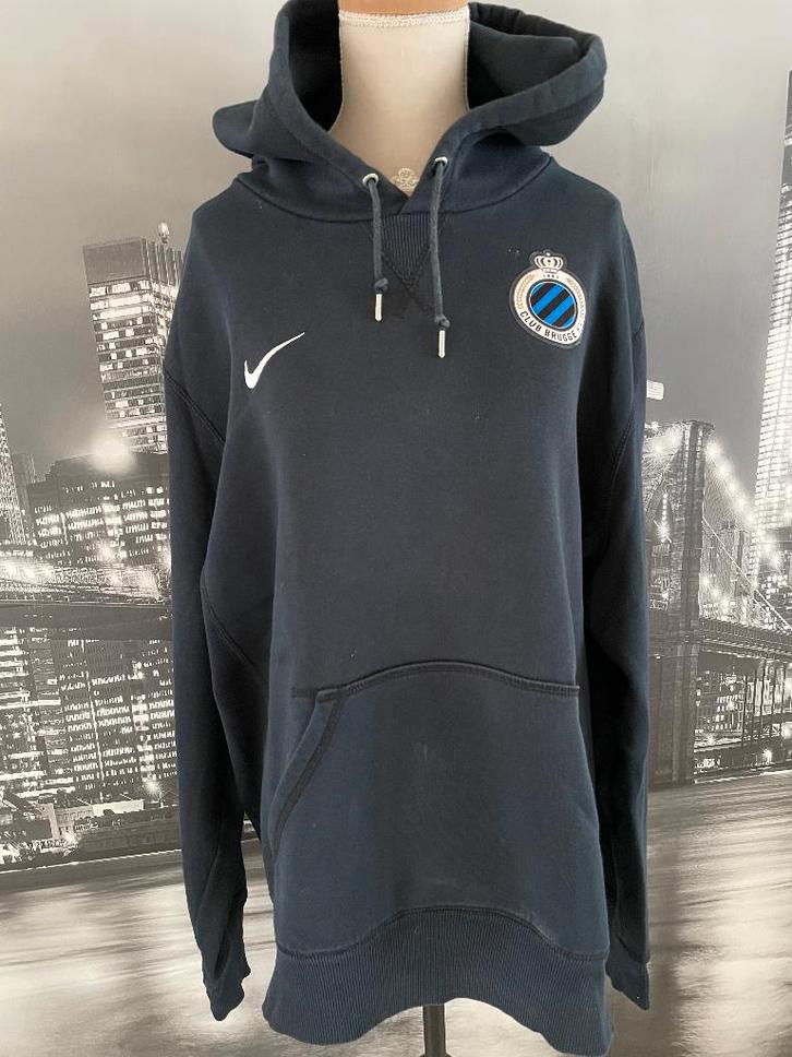Hoodie winter Nike Club Brugge XL, Kleding | Heren, Truien en Vesten, Zo goed als nieuw, Maat 56/58 (XL), Blauw, Verzenden