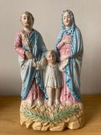 Beeldje Heilige Familie in biscuit (18,5 cm), Antiek en Kunst, Ophalen of Verzenden