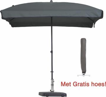 Parasol met voet, Enlèvement, Utilisé