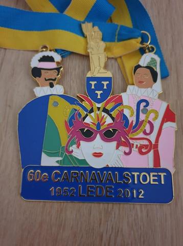 Carnaval medaille Lede 1952 - 2012 beschikbaar voor biedingen