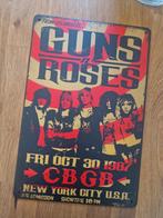Metalen wandplaat Guns n Roses, Verzamelen, Ophalen of Verzenden