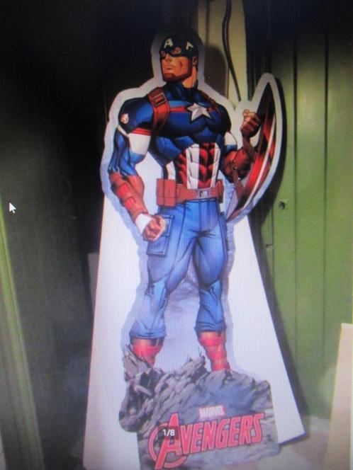 Captain America, pankarte, Verzamelen, Merken en Reclamevoorwerpen, Nieuw, Reclamebord, Ophalen