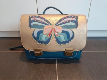 Jeune Premier Boekentas Classic Midi Butterfly blauw/goud beschikbaar voor biedingen