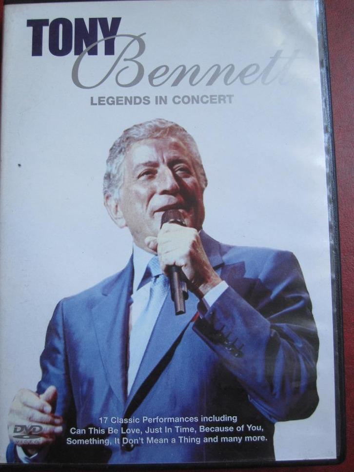Tony Bennett - Legends in concert, Cd's en Dvd's, Dvd's | Muziek en Concerten, Zo goed als nieuw, Muziek en Concerten, Alle leeftijden