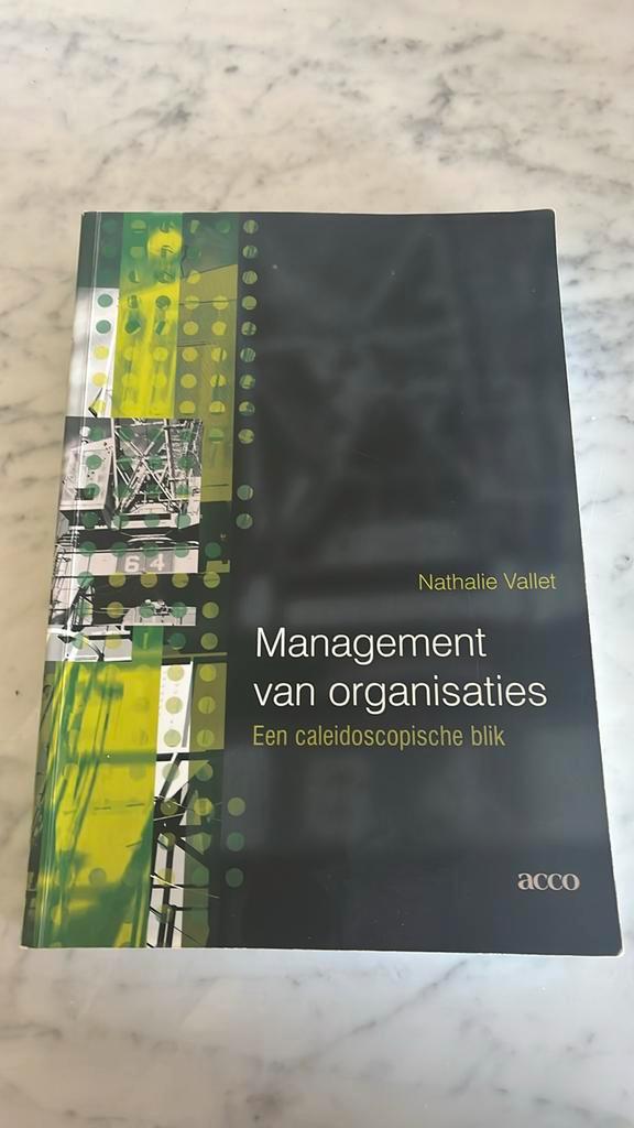 Nathalie Vallet - Management van organisaties, Boeken, Economie, Management en Marketing, Gelezen, Management, Ophalen