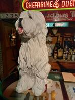 Statue de chien en porcelaine Bobtail Bryard, Enlèvement, Utilisé
