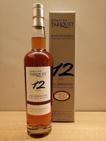 Tariquet pure folle blanche brut de fût armagnac 12y oud beschikbaar voor biedingen