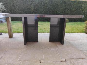 Eettafel - zwart graniet (jasberg) beschikbaar voor biedingen